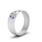 Load image into Gallery viewer, Mens Anniversary Band With Diamonds
