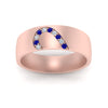 Load image into Gallery viewer, mens-anniversary-band-with-sapphire-in-rose-gold-FDM1144-BGSABLANGLE5-NL-RG.jpg