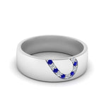Load image into Gallery viewer, Mens Anniversary Band With Diamonds
