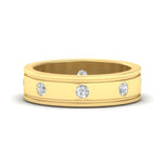Load image into Gallery viewer, mens-bezel-set-diamond-eternity-engagement-ring-in-yellow-gold-fdm10342ro-nl-yg
