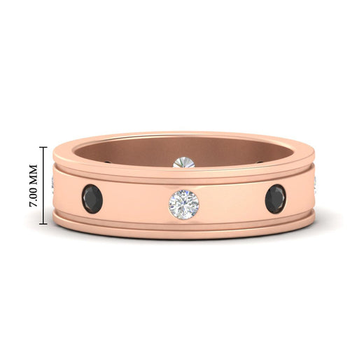 mens-bezel-set-diamond-eternity-engagement-ring-with-black-diamond-in-rose-gold-fdm10342rogblack-nl-rg-hw.jpg
