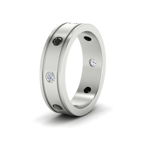 mens-bezel-set-diamond-eternity-engagement-ring-with-black-diamond-in-white-gold-fdm10342rogblackangle2-nl-wg.jpg