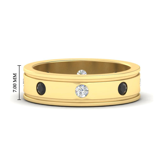 mens-bezel-set-diamond-eternity-engagement-ring-with-black-diamond-in-yellow-gold-fdm10342rogblack-nl-yg-hw.jpg