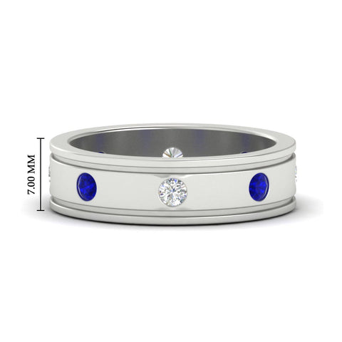 mens-bezel-set-diamond-eternity-engagement-ring-with-blue-sapphire-in-white-gold-fdm10342rogsabl-nl-wg-hw.jpg