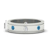 Load image into Gallery viewer, mens-bezel-set-diamond-eternity-engagement-ring-with-ice-blue-topaz-in-white-gold-fdm10342rogicblto-nl-wg-hw.jpg