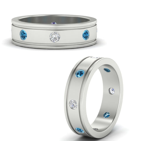 mens-bezel-set-diamond-eternity-engagement-ring-with-ice-blue-topaz-in-white-gold-fdm10342rogicbltoangle3-nl-wg.jpg