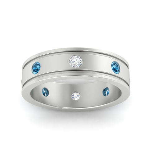 mens-bezel-set-diamond-eternity-engagement-ring-with-ice-blue-topaz-in-white-gold-fdm10342rogicbltoangle5-nl-wg.jpg