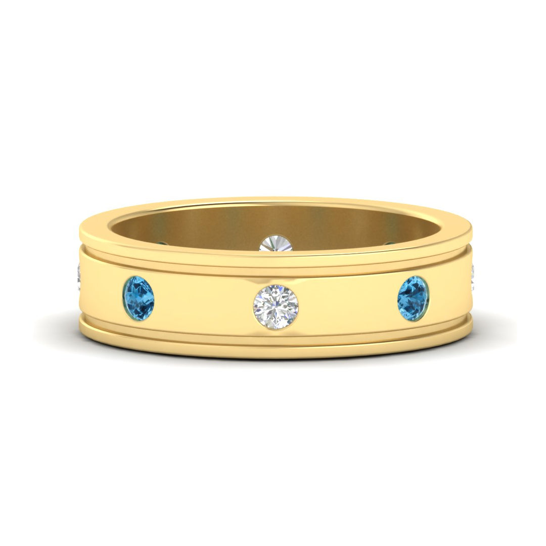 mens-bezel-set-diamond-eternity-engagement-ring-with-ice-blue-topaz-in-yellow-gold-fdm10342rogicblto-nl-yg