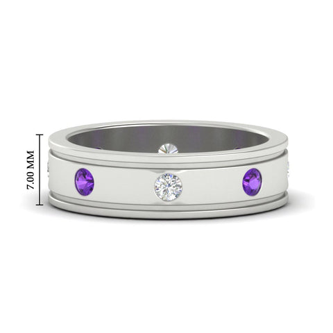 mens-bezel-set-diamond-eternity-engagement-ring-with-purple-amethyst-in-white-gold-fdm10342rogvito-nl-wg-hw.jpg