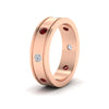 Load image into Gallery viewer, mens-bezel-set-diamond-eternity-engagement-ring-with-ruby-in-rose-gold-fdm10342rogrudrangle2-nl-rg.jpg