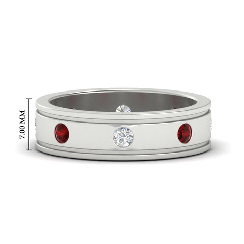 mens-bezel-set-diamond-eternity-engagement-ring-with-ruby-in-white-gold-fdm10342rogrudr-nl-wg-hw.jpg