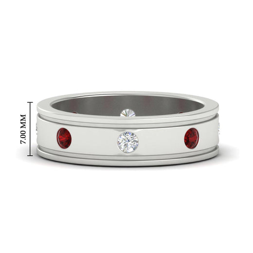 mens-bezel-set-diamond-eternity-engagement-ring-with-ruby-in-white-gold-fdm10342rogrudr-nl-wg-hw.jpg