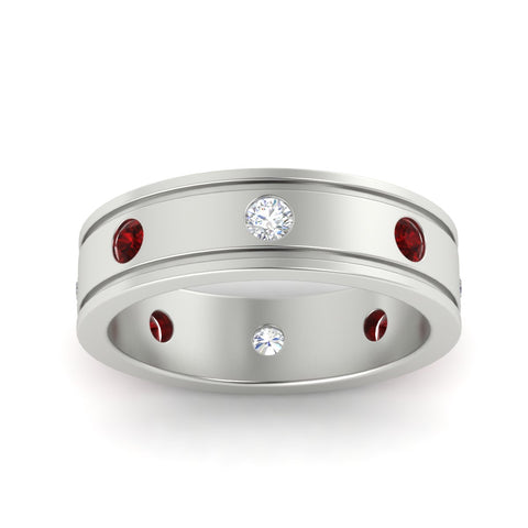 mens-bezel-set-diamond-eternity-engagement-ring-with-ruby-in-white-gold-fdm10342rogrudrangle5-nl-wg.jpg