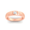 Load image into Gallery viewer, mens-bezel-set-modern-wedding-ring-in-rose-gold-fdm186-nl-rg