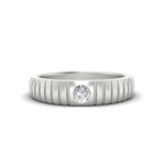 Load image into Gallery viewer, mens-bezel-set-modern-wedding-ring-in-white-gold-fdm186-nl-wg
