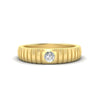 Load image into Gallery viewer, mens-bezel-set-modern-wedding-ring-in-yellow-gold-fdm186-nl-yg