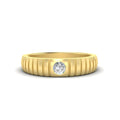 Thumbnail 1 - mens-bezel-set-modern-wedding-ring-in-yellow-gold-fdm186-nl-yg