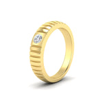 Load image into Gallery viewer, mens-bezel-set-modern-wedding-ring-in-yellow-gold-fdm186-nl-yg
