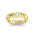 Thumbnail 3 - mens-bezel-set-modern-wedding-ring-in-yellow-gold-fdm186-nl-yg