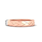 Load image into Gallery viewer, mens-braided-design-promise-ring-in-rose-gold-fdm10396-nl-rg-hw

