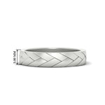 Load image into Gallery viewer, mens-braided-design-promise-ring-in-white-gold-fdm10396-nl-wg-hw
