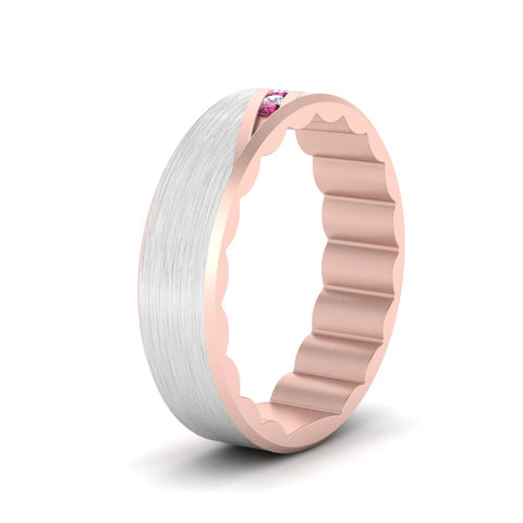 mens-brush-finish-2-tone-pink-sapphire-wedding-band-in-rose-gold-FD10395BGSADRPIANGLE2-NL-RG