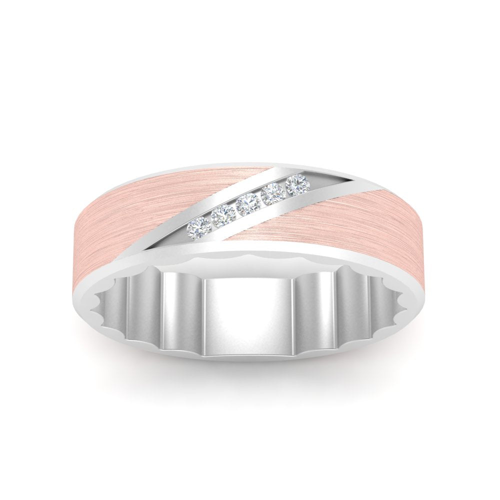 mens-brush-finish-2-tone-wedding-band-in-white-gold-FD10395BANGLE5-NL-WG
