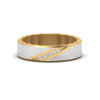 Load image into Gallery viewer, mens-brush-finish-2-tone-wedding-band-in-yellow-gold-FD10395B-NL-YG