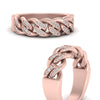 Load image into Gallery viewer, mens-cuban-link-diamond-wedding-band-in-rose-gold-fdm10402-nl-rg