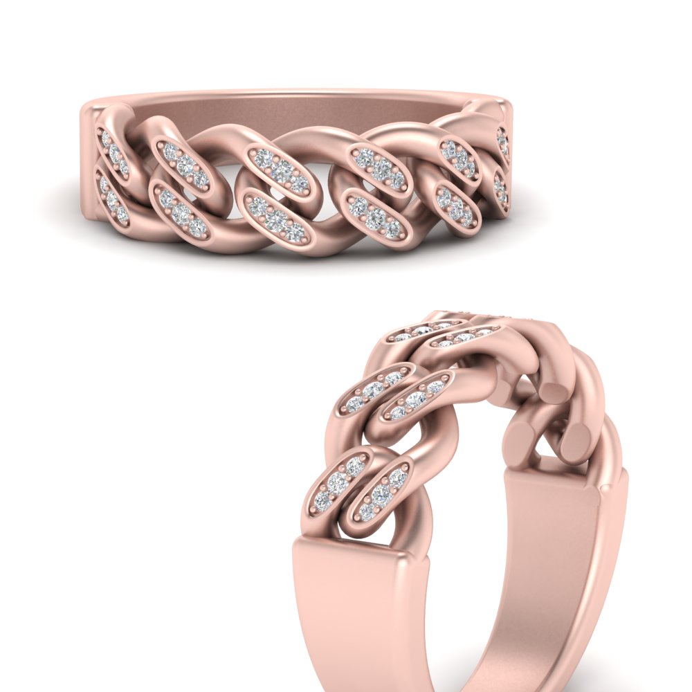 mens-cuban-link-diamond-wedding-band-in-rose-gold-fdm10402-nl-rg