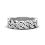 Load image into Gallery viewer, mens-cuban-link-diamond-wedding-band-in-white-gold-FDM10402-NL-WG

