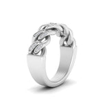 Load image into Gallery viewer, mens-cuban-link-diamond-wedding-band-in-white-gold-FDM10402ANGLE2-NL-WG
