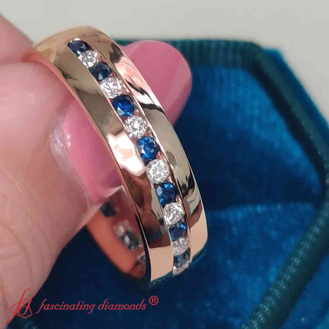 mens-diamond-channel-set-band-with-sapphire-in-rose-gold-fdm8040b-fancy1-nl-rg