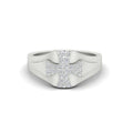 Thumbnail 19 - Mens Cross Gemstone Engagement Ring