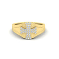 Thumbnail 37 - Mens Cross Gemstone Engagement Ring