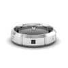 Load image into Gallery viewer, mens-diamond-engagement-rings-with-black-diamond-in-14K-white-gold-FDM8012BGBLACK-NL-WG.jpg