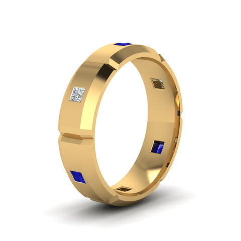 mens-diamond-engagement-rings-with-blue-sapphire-in-14K-yellow-gold-FDM8012BGSABLANGLE2-NL-YG.jpg