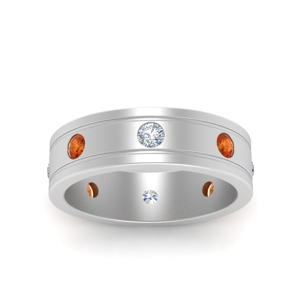 mens-diamond-eternity-ring-band-with-orange-sapphire-in-white-gold-fdm124237rogsaor-nl-wg