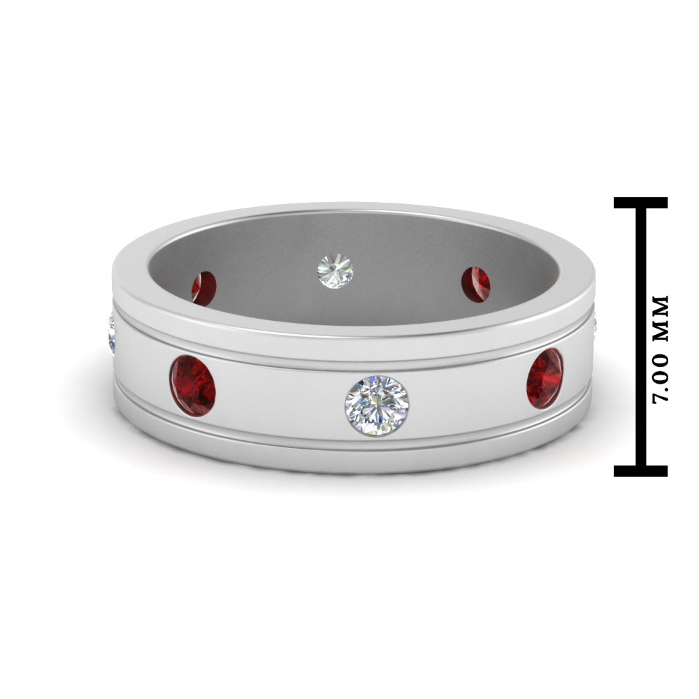 mens-diamond-eternity-ring-band-with-ruby-in-white-gold-fdm124237rogrudr-nl-wg