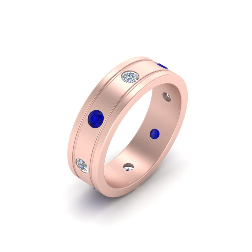 mens-diamond-eternity-ring-band-with-sapphire-in-rose-gold-fdm124237rogsabl-nl-rg