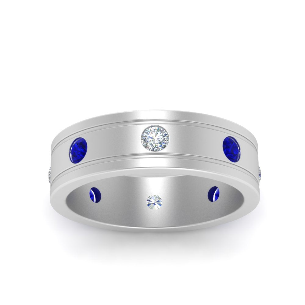 mens-diamond-eternity-ring-band-with-sapphire-in-white-gold-fdm124237rogsabl-nl-wg
