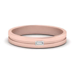 Load image into Gallery viewer, Mens East West Baguette Engagement Ring
