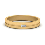 Load image into Gallery viewer, Mens East West Baguette Engagement Ring
