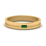 Load image into Gallery viewer, Mens East West Baguette Engagement Ring
