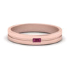 Load image into Gallery viewer, Mens East West Baguette Engagement Ring