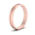 Load image into Gallery viewer, Mens East West Baguette Engagement Ring
