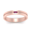 Load image into Gallery viewer, Mens East West Baguette Engagement Ring