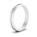Load image into Gallery viewer, Mens East West Baguette Engagement Ring
