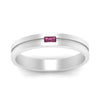 Load image into Gallery viewer, Mens East West Baguette Engagement Ring
