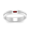 Load image into Gallery viewer, Mens East West Baguette Engagement Ring